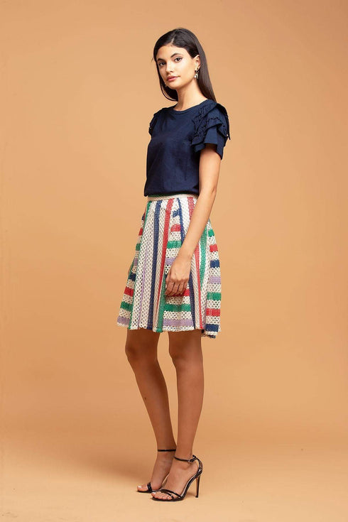 Tuxedo Skirt - Arriba